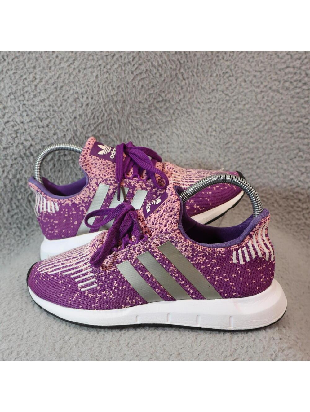 Adidas Swift Run Women Sz 6 Purple Athletic Running Shoes